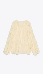 BLUSA CON VOLANTES